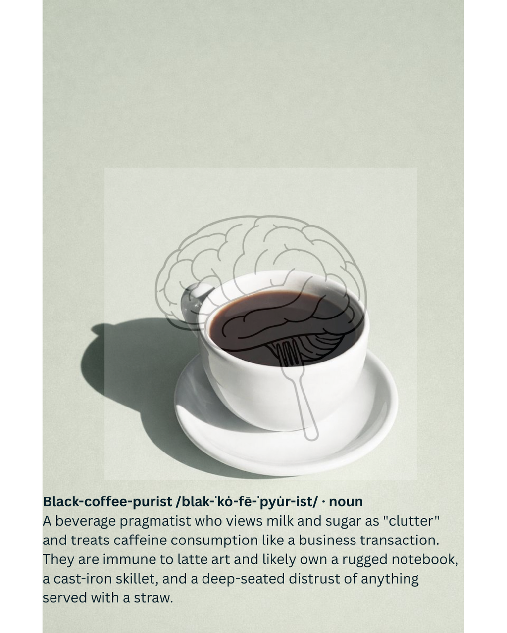 Black Coffe Purist Digital Art