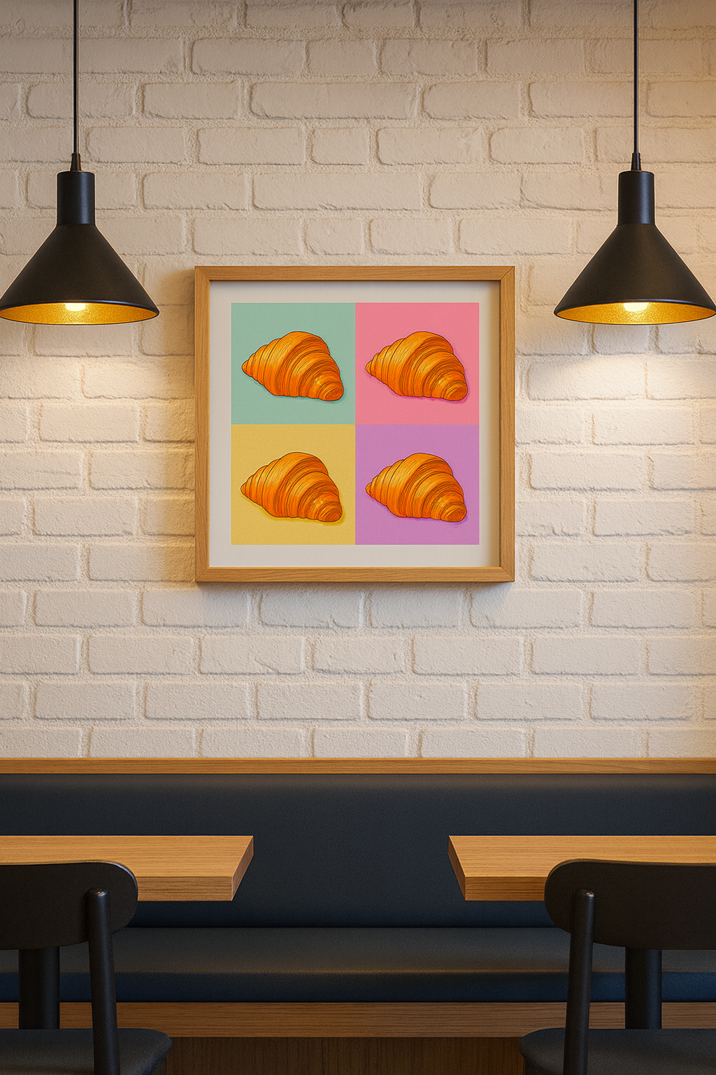 Modern  Restaurant The Golden Glaze Pop Art