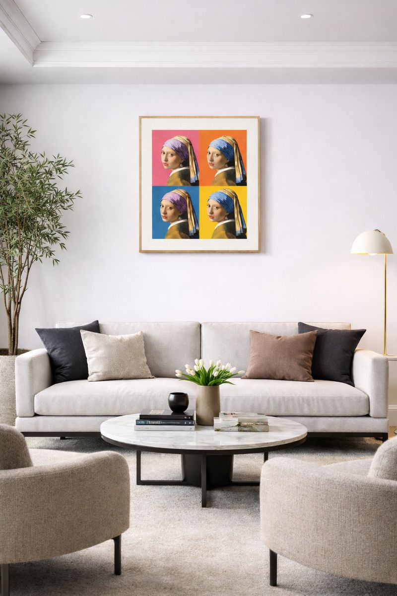 Modern living room with pop art Thought Fodder