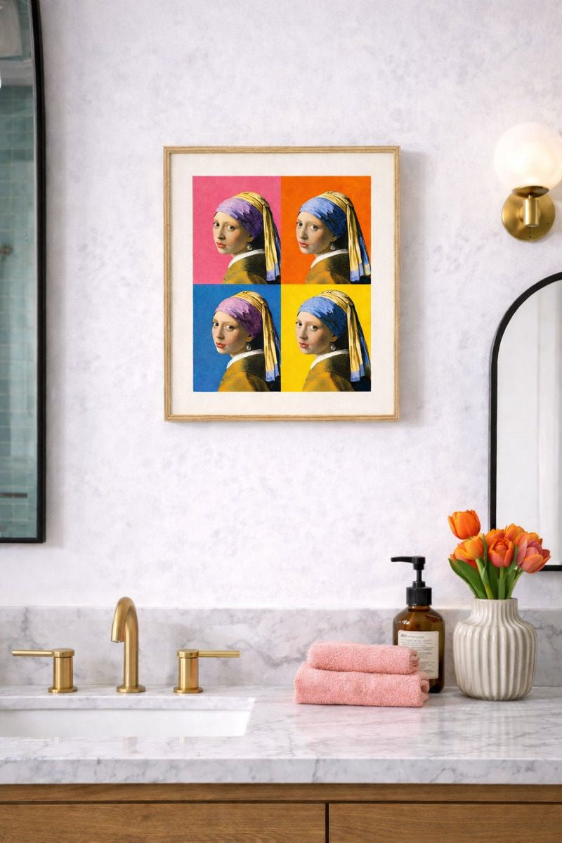 Pop Art Thought Fodder Modern Bathroom