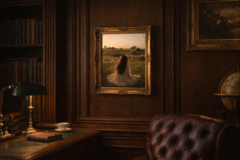 Dark Academia Thought Fodder Mock up