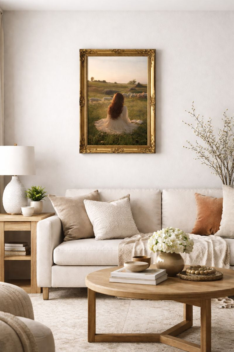 Living room whimsical cottagecore