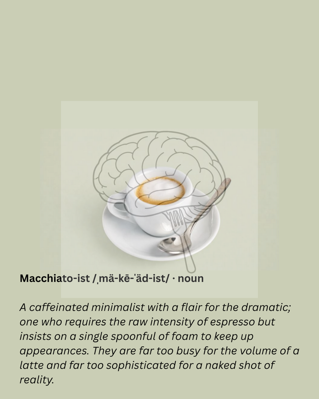 Macchiatoist Digital Art Funny Coffee