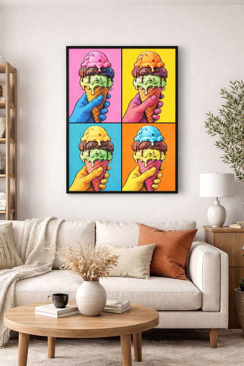 Melting Ice Cream Pop Art | Thought Fodder