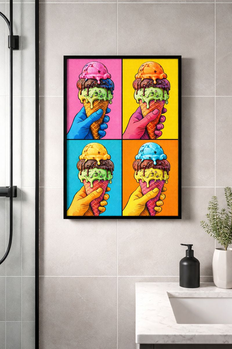Melting Ice Cream Pop Art | Thought Fodder