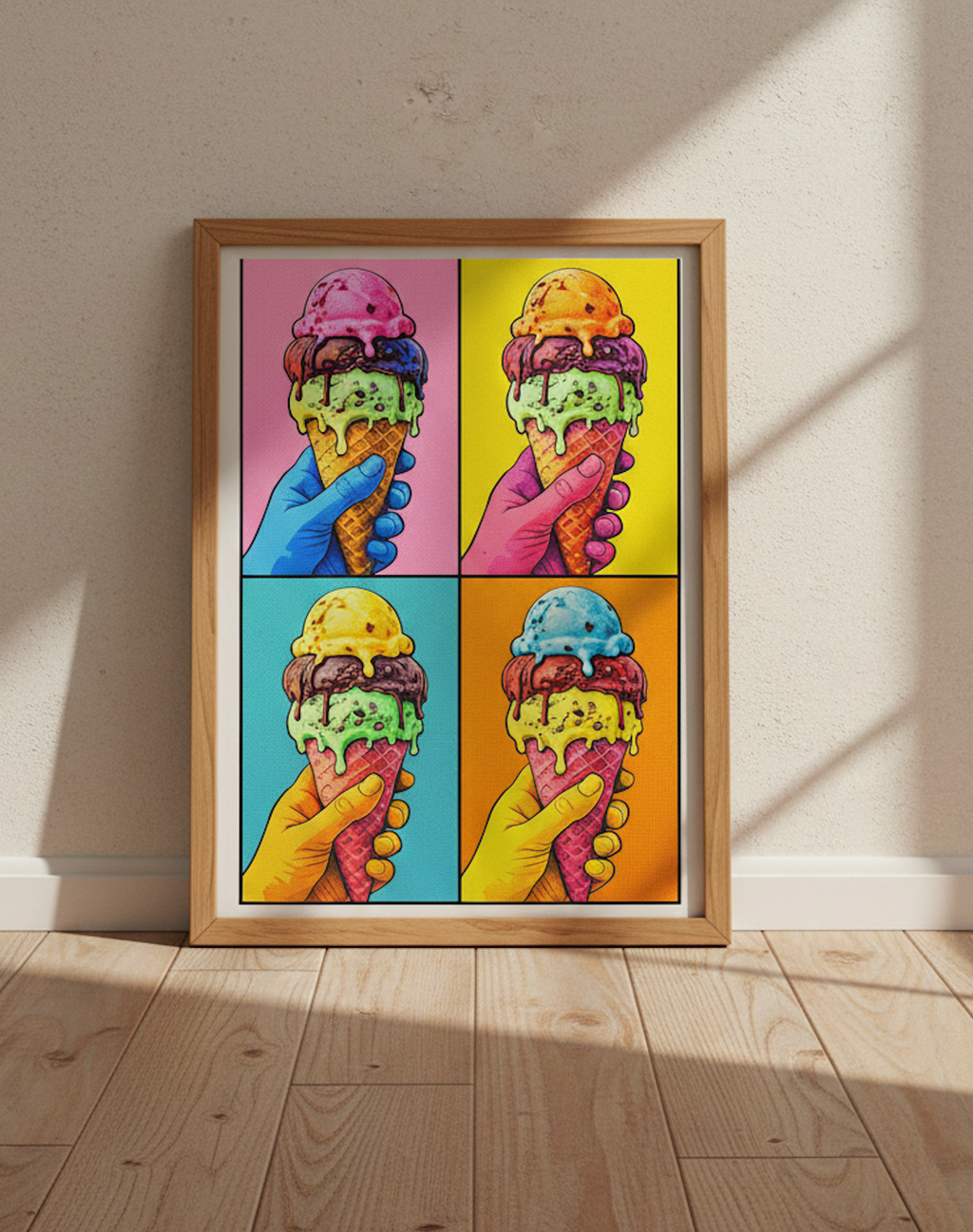 Melting Ice Cream Pop Art | Thought Fodder