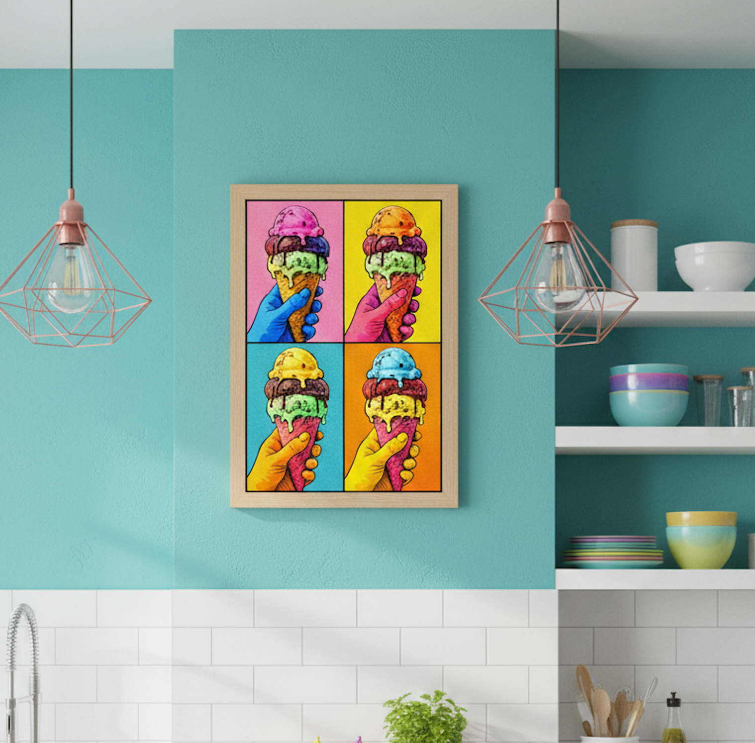 Melting Ice Cream Pop Art | Thought Fodder