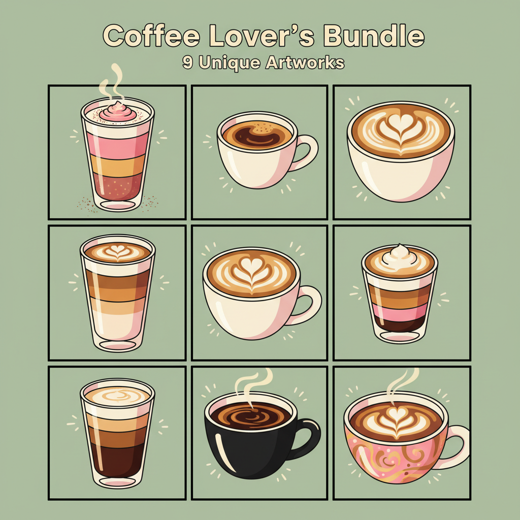 Coffee Lover's Bundle thumbnail with sage green
