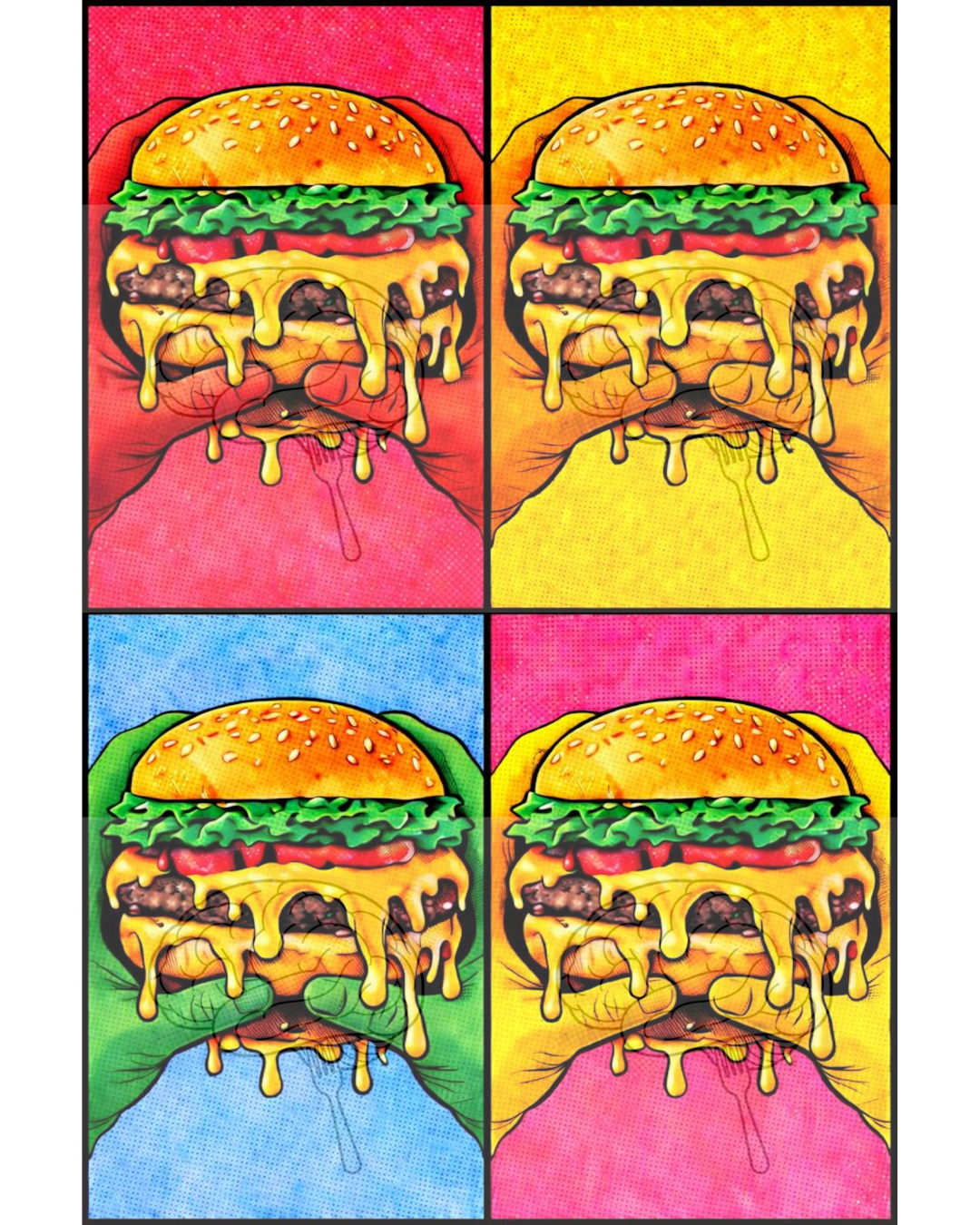 Burger Pop Art | Thought Fodder